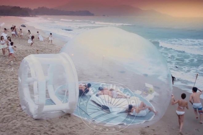 海丰充气球形帐篷